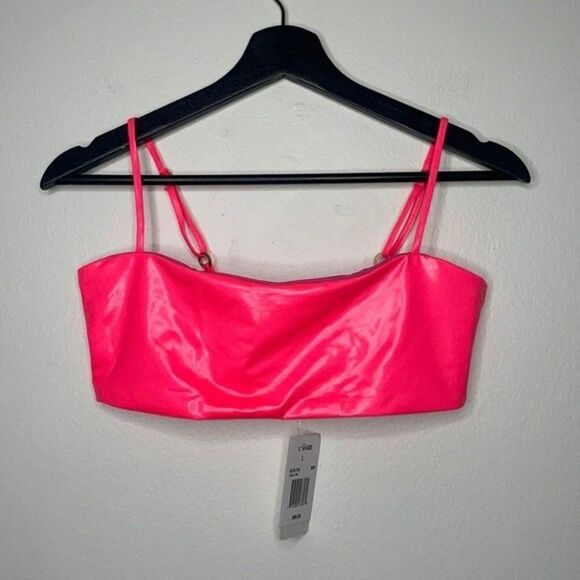 L*Space Womens Size Large Rebel Bikini Top - Picture 1 of 6